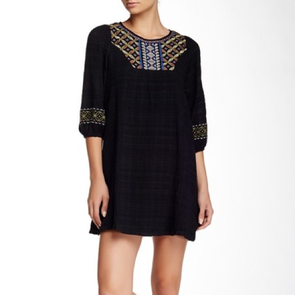 Flying tomato embossed mini dress